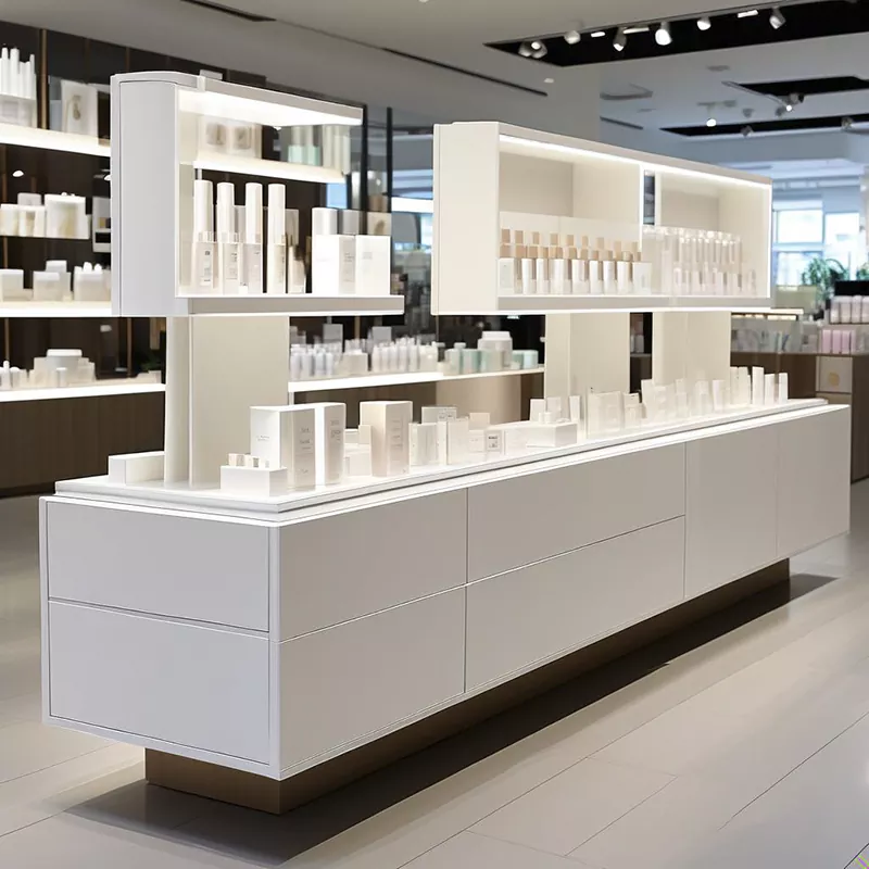 Skincare Display Cabinetin innovatiivinen muotoilu johtaa alan trendiä ja auttaa parantamaan tuotekuvaa